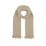 Beige Winter Sjaal Whispers beige sjaal uni kleurige sjaals trendy warme dames sjaals kopen bestellen