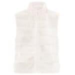 Body Warmer Faux Fur off-white wit witte korte zachte warme bodywarmers vegan fur rits vesten winter musthaves1-Photoroom