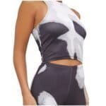 Broek & Top Merre festival kleding set lange stretch broek bijpassende top met print dames kleding trendy fashion kopen bestellen1-Photoroom