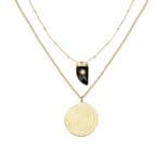 Dubbele-Ketting-Lucky-Tooth-goud-gouden-dubbele-kettingen-slagtand-bedel-cirkels-statement-sieraden-kopen-trendy-