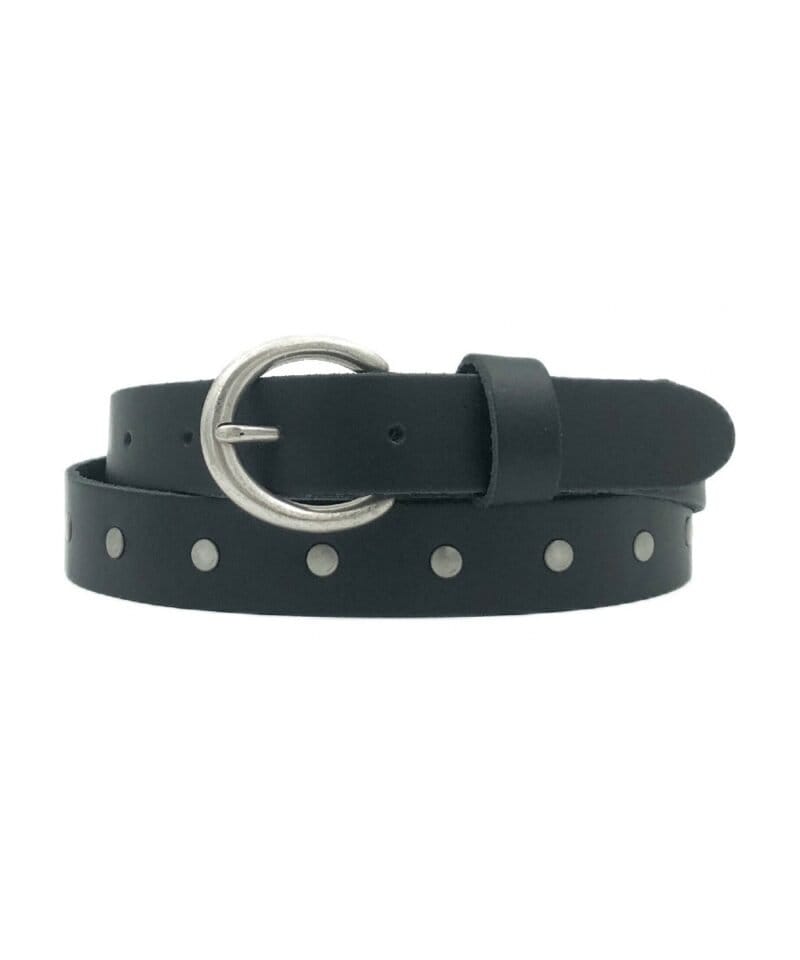 Dunne Leren Riem Zilveren Studs Zwarte-Leren-Riem-Zilveren-Studs-Zwart-leer-riemen-zilver-beslag-trendy-chique-ceinturen-kopen-bestellen-details1
