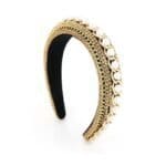 Haarband DIadeem-Gold-& Pearls-goud gouden-haarbanden-dames-haarbandeaux-haarband-diademen-witte strassteentjes-strass-stenen-glanstenen-party-kopen-bestellen-1