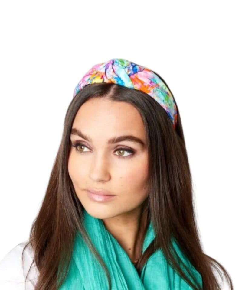 Haarband Diadeem Summer kleurrijke multi gekleurde haarbanden diademen dames haaraccessoires kopen bestellen detail model-Photoroom