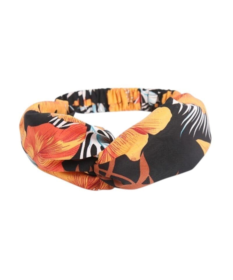 Haarband-bloemen-zwart-zwarte-haarbanden-gekleurde-bloemenprint-gele-oranje-bloem-haarbanden-knoop-musthave-headband-dames-vrouwen-online-Photoroom