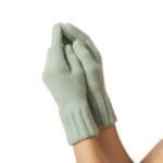 Handschoenen warm winter groen groene wollen warme hanschoen winterasccessoires kopen bestellen model-Photoroom