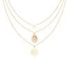 Ketting-Summer-Festival-goud-gouden-3-laagjes-kettingen-schelp-bedels-kopen-Photoroom