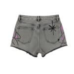 Korte Spijkerbroek Paint Jeansshort-korte-spijkerbroek-zwart-met-print-tekst-do-not-wait-trendy-dames-shorts-broeken-jeans-kopen-bestellen-achter1-Photoroom