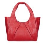 Leren Handtas Brigida rood rode leer handtassen schoudertassen drievaks kopen bestellen chique