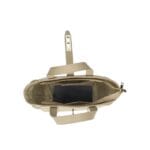 Leren Handtas Calista taupe stevige kleine trendy leer schoudertassen goud beslag chique kopen bestellen open1-Photoroom