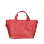 Leren Handtas Raquel rood rode trendy zacht leren damses handtassen lang hengsel italiaans leder chique kopen