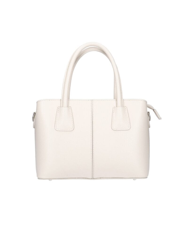 Leren Handtas Sydney beige stevige leer handtassen schoudertassen dames kopen bestellen