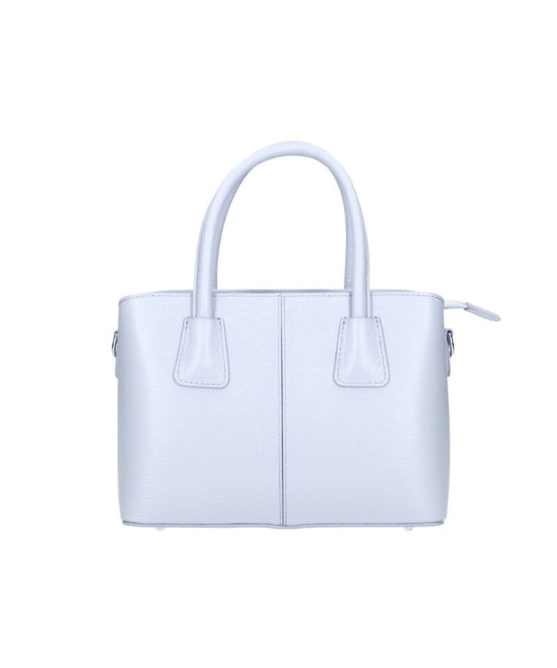Leren Handtas Sydney licht blauw blauwe stevige leer handtassen schoudertassen dames kopen bestellen