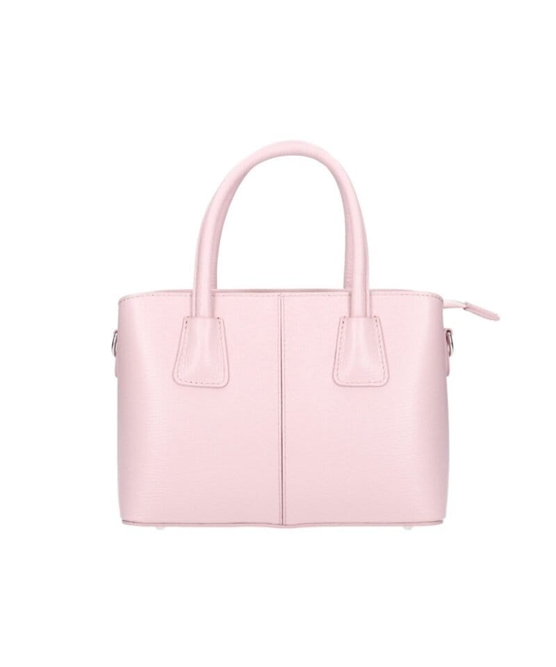 Leren Handtas Sydney poeder roze stevige leer handtassen schoudertassen dames kopen bestellen