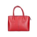 Leren Handtas Sydney rood rode stevige leer handtassen schoudertassen dames kopen bestellen