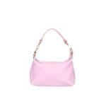 Leren Schoudertas Mary babyroze babypink zacht leren schoudertassen kort en lang hengsel zilver beslag kopen bestellen