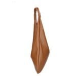 Leren Schoudertas Renee cognac zacht leer extra etui ruime dames shoppers kopen bestellen zijkant