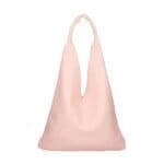 Leren Schoudertas Renee roze zacht leer extra etui ruime dames shoppers kopen bestellen