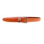 Leren Slangenprint Riem cognac trendy dames riemen snake print itliaans leren riemen ceinturen kopen bestellen