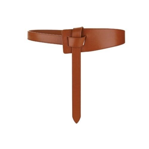 Leren Taille Riem Chique Leren-Taille-Riem-Cognac-trendy-Asymmetrische -dames-riemen-ceinturen-italiaans-leer-kopen-bestellen-2