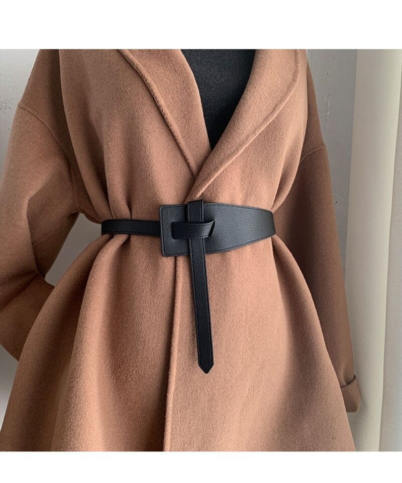 Leren Taille Riem Chique Leren-Taille-Riem-zwart-zwarte-trendy-Asymmetrische -dames-riemen-ceinturen-italiaans-leer-kopen-bestellen2