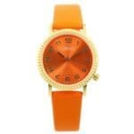 Oranje-Ernst-Horloge-Dore-orange-goud-beslag-dames-horloges-trendy-kopen-bestellen--Photoroom