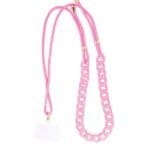 Pink Telefoonkoord Schakelketting Roze lange telefoonkoorden trendy musthaves yehwang