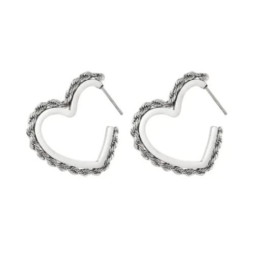 RVS-Oorbellen-Hart-zilver-zilveren-hartvormige-dames-oorbellen-gedaaid-detail-dames-sieraden-kopen-bestellen