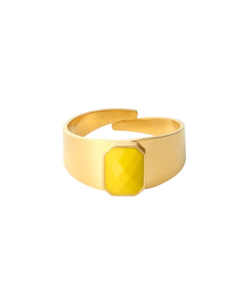 Ring-Love-Rocks-goud-gouden-verstelbare-ring-geel-gele-steen-fashion-dames-sieraden-yehwang-kopen-Photoroom