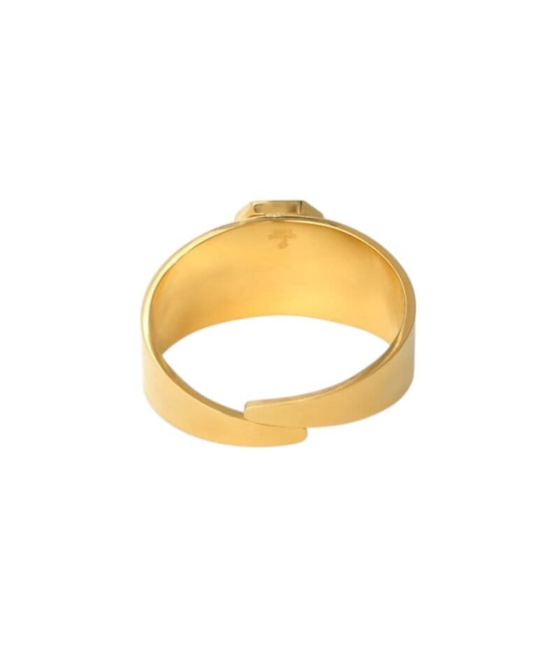 Ring-Love-Rocks-goud-gouden-verstelbare-ring-groen-groene-steen-fashion-dames-sieraden-yehwang-kopen-achter-Photoroom