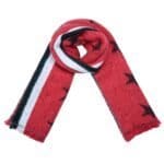 Sjaal Stripes Stars-rood-rode-lange-warme-dikke-dames-sjaals-zwarte-sterren-en-strepen-kopen-Photoroom