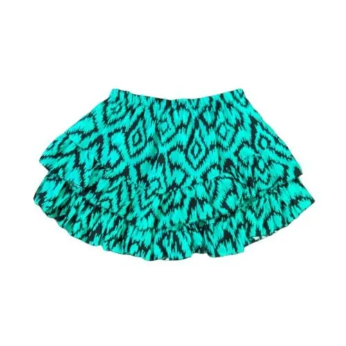 Skort-Pretty-Rushes-turquoise zwart-zwarte--mint-blauw-blauwe-print-broekrok-korte-broek-short-skorts-laagjes-trendy-festival-kleding-kopen-musthaves-Photoroom