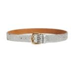 Slangenprint Riem Snake zilver zilveren dames riemen goud beslag dieren print trendy musthaves kopen bestellen riem unisex