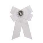 Strikdas Baroque Broche Choker-Bow-Tie-Baroque-Broche-licht-grijs-grijs-kraagjes-hemd-details-dames-dassen-stropdassen-gray-musthave-fashion-kopen-Photoroom
