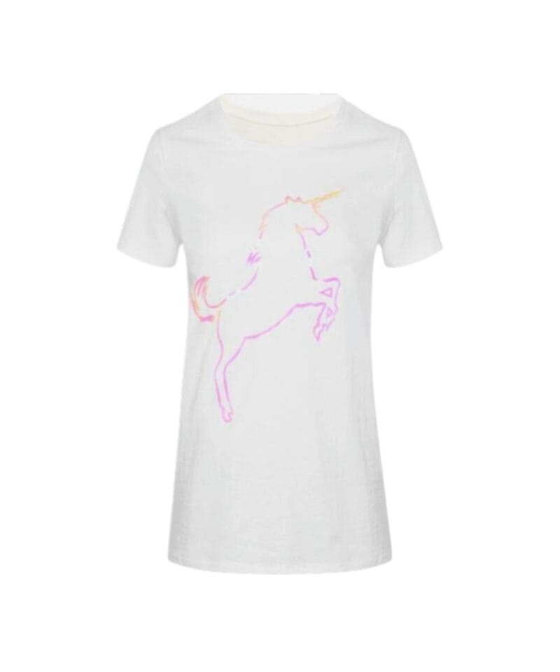 T-shirt-Pink-Unicorn-wit-witte-dames-shirts-met-unicorn-print-dames-kleding-kopen-fashion-festival-truitje-tshirts-met-print-online-Photoroom