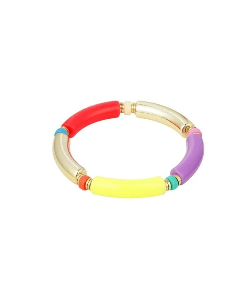 Tube-Armband-Summer-rood-paars-geel-goud-dames-armbanden-leuk-gekleurde-bracelets-kopen-bestellen