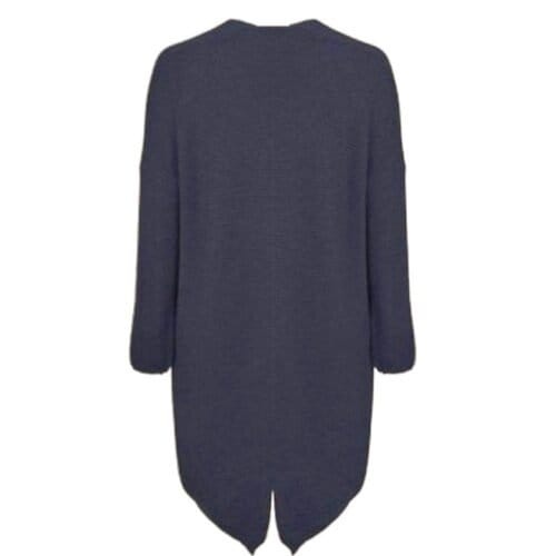 Vest-Classy-blauw-blauwe-lange-dames-vesten-dikke-willen-open-vesten-zakken-kleding-winter-online-fashion-kopen-achter-1