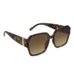 Zonnebril Classy Girl bruin bruine dames zonnebrillen structuur trendy kopen bestellen