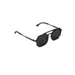 Zwarte Zonnebril Lumi zwart zonnebrillen gouden details sunglasses brillen zomer kopen bestellen side
