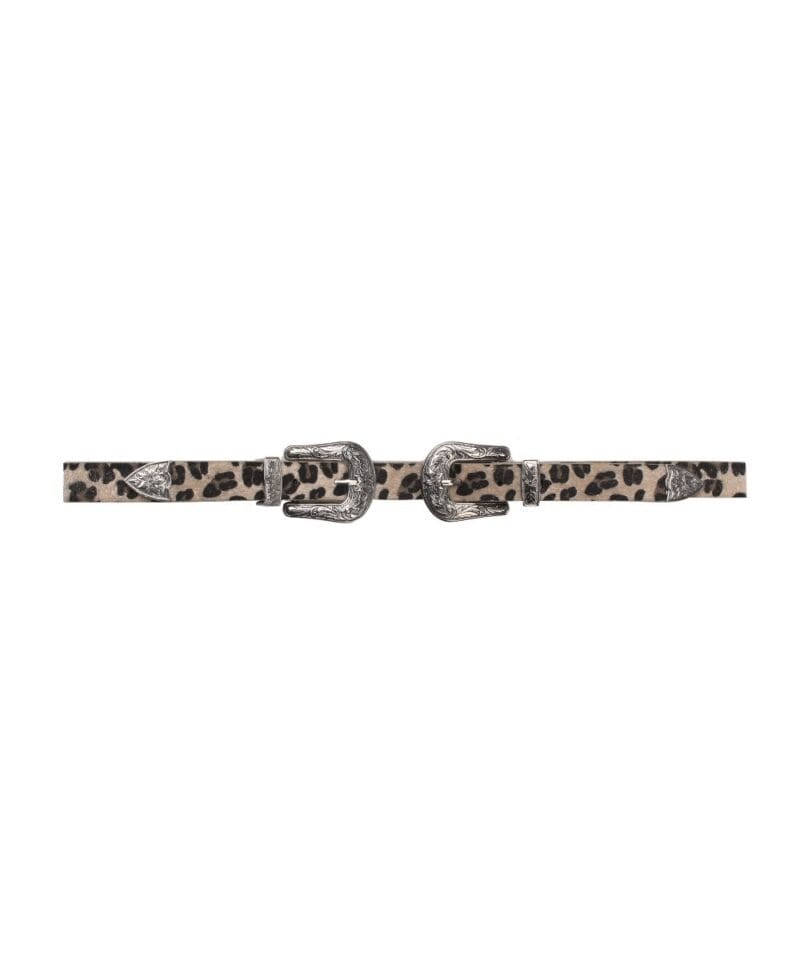 beige Riem-Dubbele-Cowboy-Gesp-leopard-double-buckle-panter-dames-riemen-2-gespen-fashion-belts-kopen-bestellen