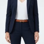 cognac Leren Riem Horse Bit cognac leder leer riemen ceinturen dames dunne trendy accessoires kopen bestellen model