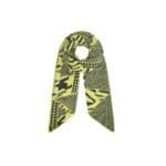 gele Combi Print Wintersjaal geel zwarte tijger print winter sjaals omslagdoeken yehwang kopen bestellen