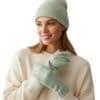 muts en Handschoenen warm winter groen groene wollen warme hanschoen winterasccessoires kopen bestellen model-Photoroom