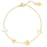 Armband-Triangles-gouden-goud-dames-armbanden-sieraden-bracelets-silver-driehoekjes-yehwang-online-kopen