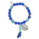 Armband-beads-cactus-blauw-zilveren-dames-kralen-armband-boho-armbanden-sieraden-fashion-online