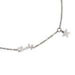 Enkelbandje-Lucky-star-zilver-zilveren-rvs-roestvrijstalen-enkelbandjes-bedel-dames-enkelbandjes-detail