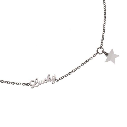 Enkelbandje-Lucky-star-zilver-zilveren-rvs-roestvrijstalen-enkelbandjes-bedel-dames-enkelbandjes-detail