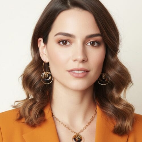 Ketting-Explorer-Chains-goud-gouden-dames-kettingen-schakelketting-met-bedels-rvs-neckage-trendy-kopen model