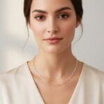 Ketting-Happy-Chains-zilver-zilveren-schakel-kettingen-rvs-sieraden-accessoires-fashion-online-kopen-bestellen model