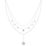 Ketting-La-Reina-Layers-zilver-zilveren-schakel-3-korte-lange-kettingen-fashion-accessoires