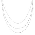 Ketting-Layering-Dots-zilver-zilveren-drie-dubbele-kettingen-setje-bolletje-necklages-sieraden-kopen